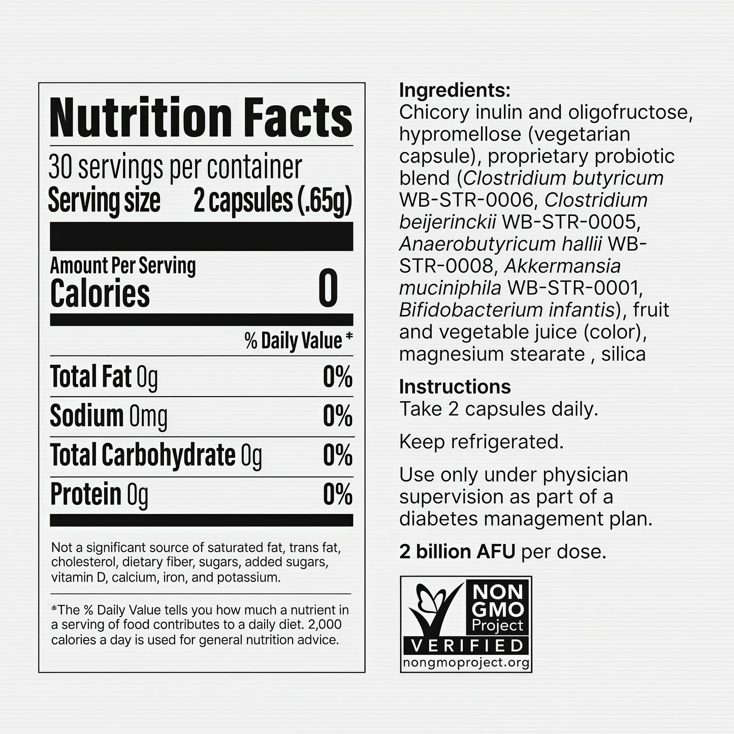 Pendulum Glucose Control, Clinically-Proven Probiotic for Type 2 Diabetes, Supports Blood Sugar & A1C Management, 60 Capsules